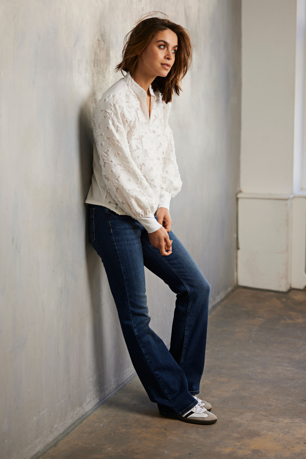 Helena Hart 7620 Flair Denim Broek - Blue