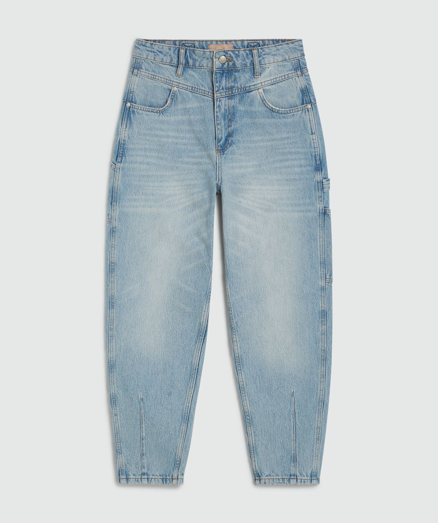 MASON mid rise tapered fit jeans - blue denim