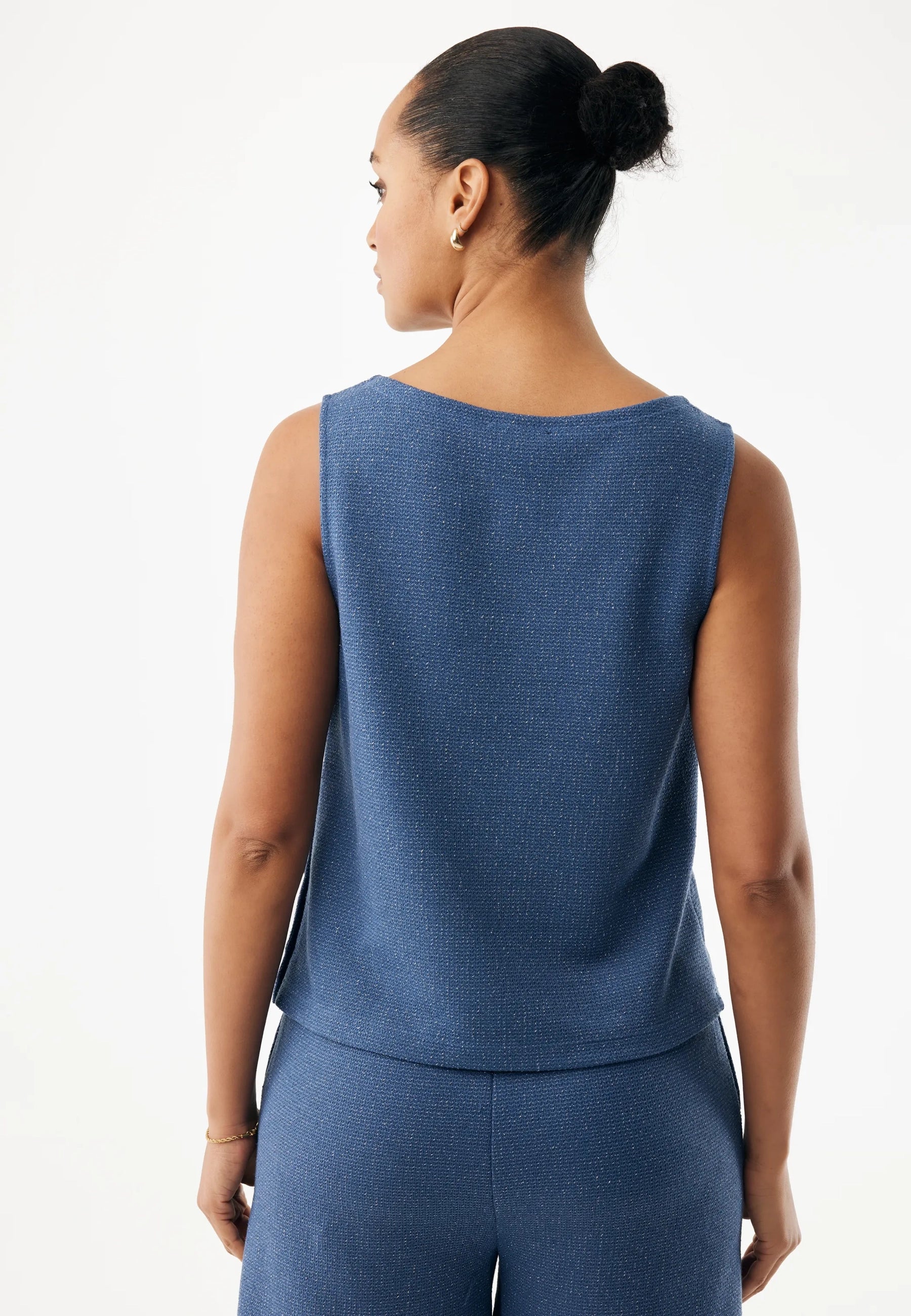 Jersey jacquard top