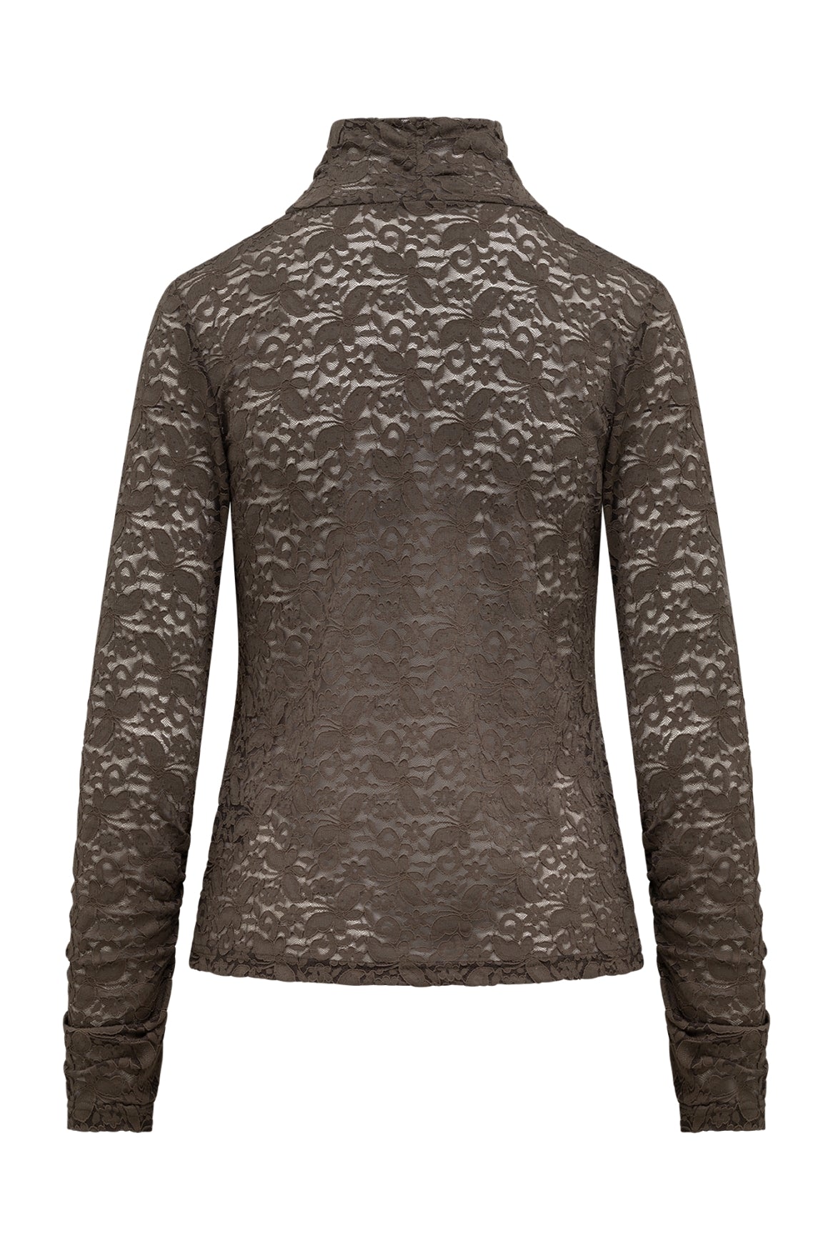 Top van kant met glinsterende details