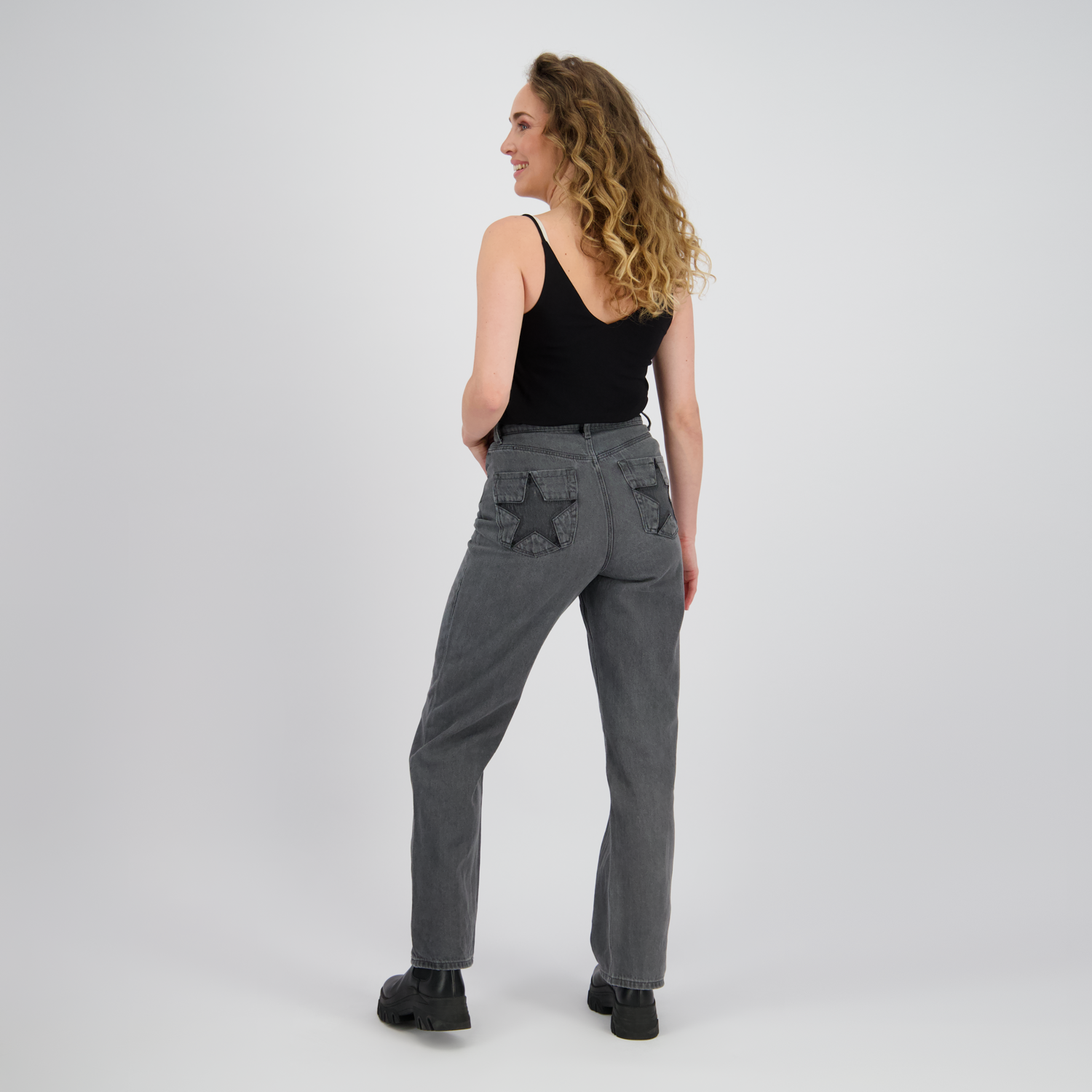 Raizzed Savanne Star Jeans – Mid Grey Stone