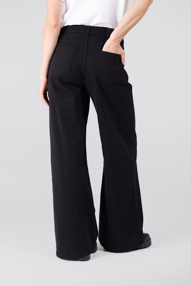 Darling wide leg jeans | Zwart denim