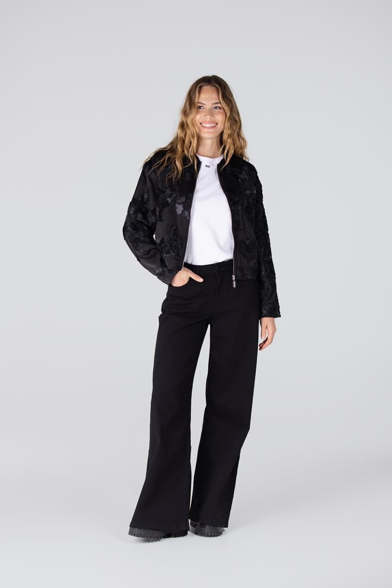 Darling wide leg jeans | Zwart denim