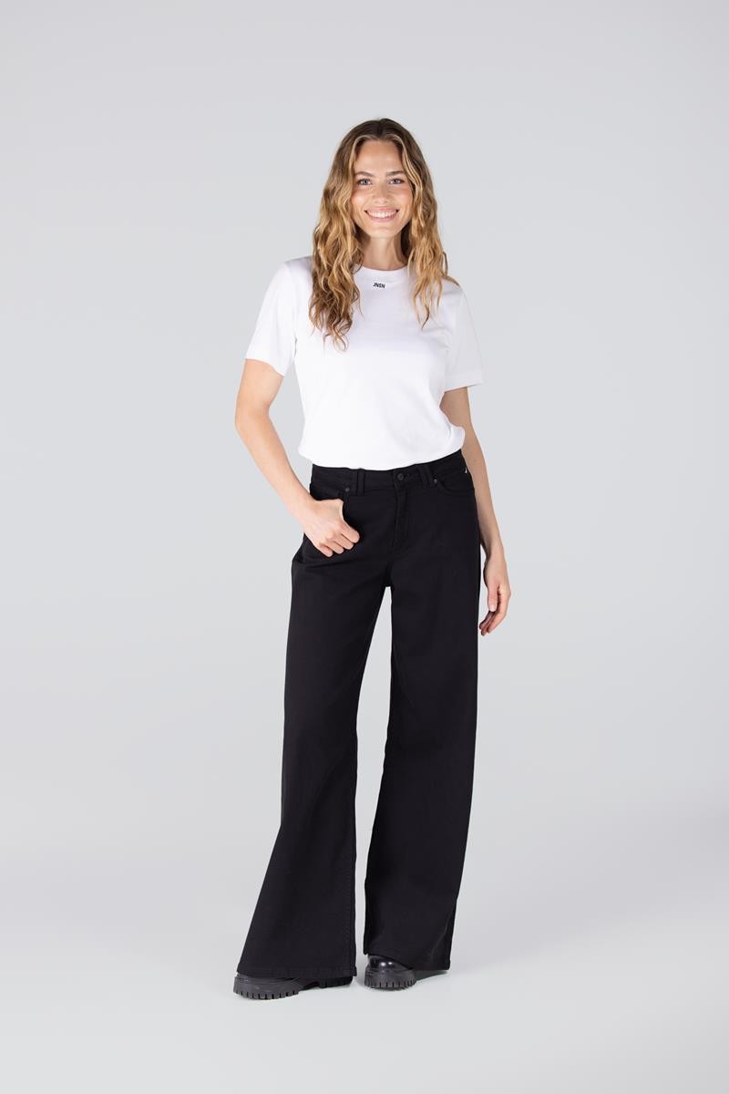 Darling wide leg jeans | Zwart denim