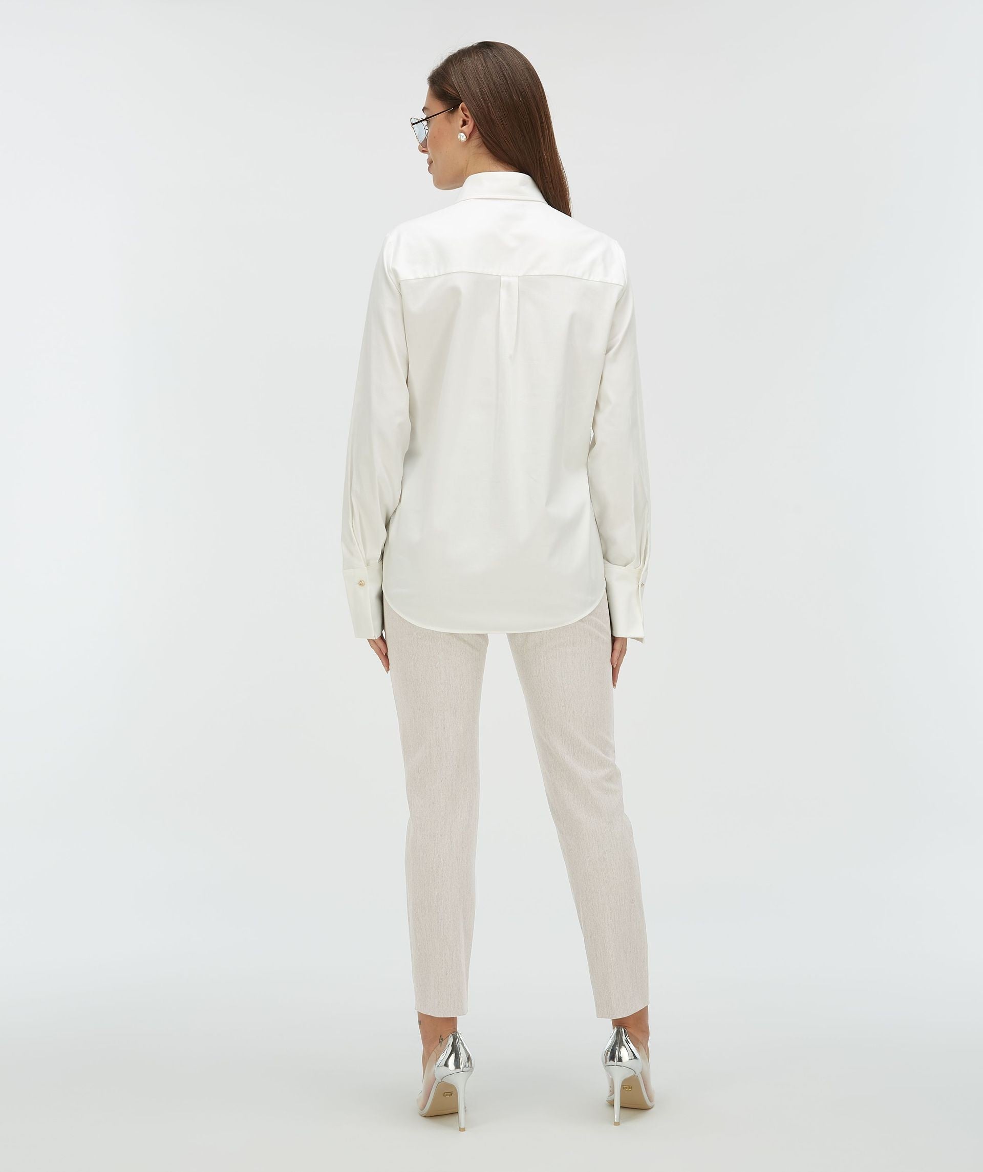 JV ILSE blouse met loose fit - off white