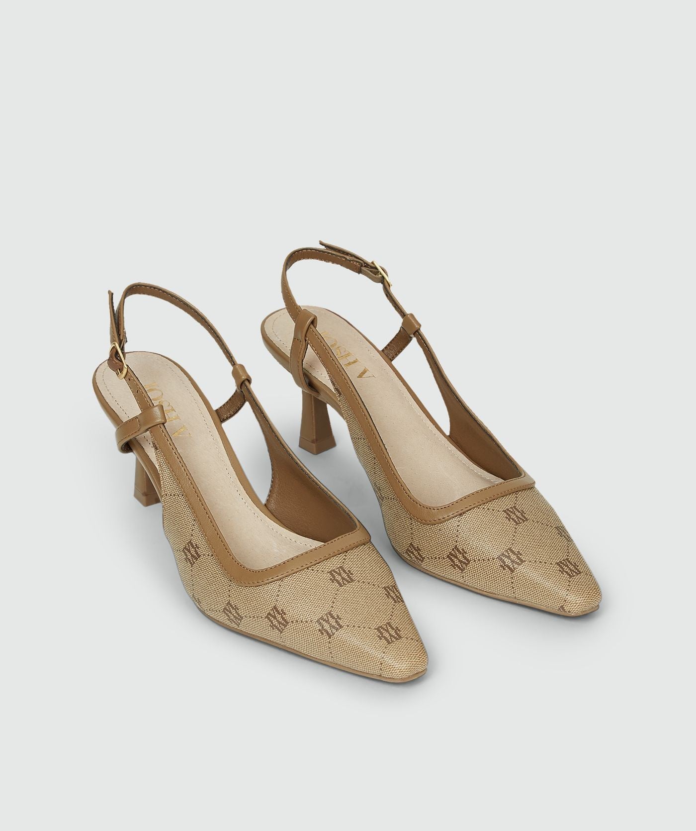 JINTHE slingbacks met gespsluiting - mink