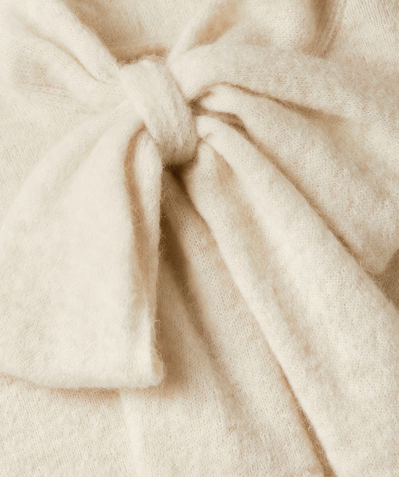 PEMMA regular fit trui met merinowol - ecru melange