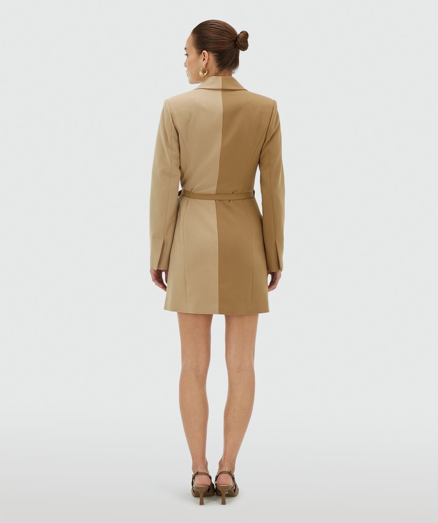 FAYOLLAH blazerjurk - khaki light camel
