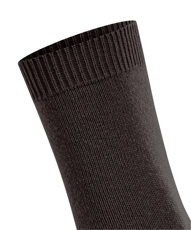 Falke Cosy Wool Damessokken bruin (47548, kleur 5235 dark brown)
