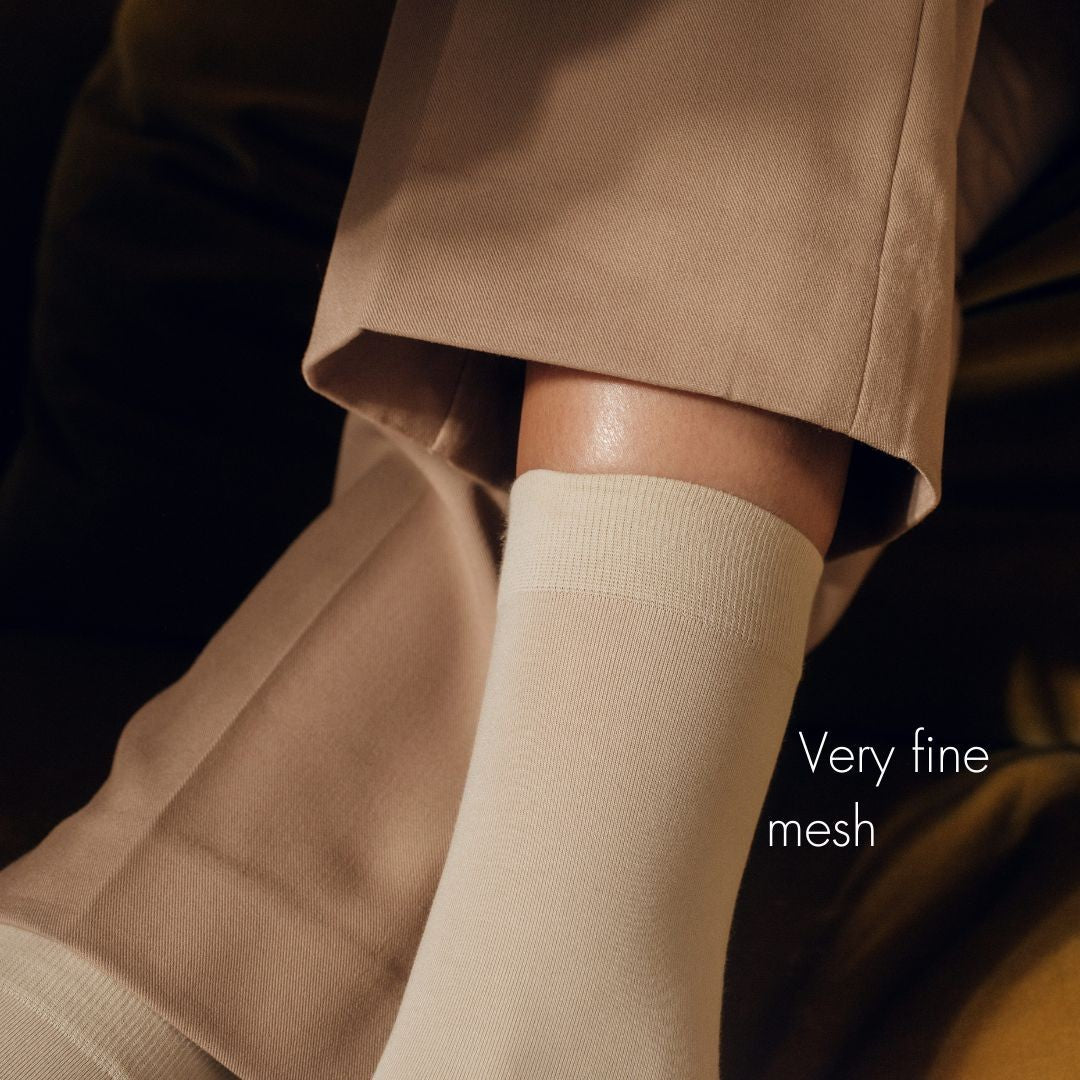FALKE Cotton Touch Damessokken beige (47673/4069 powder)