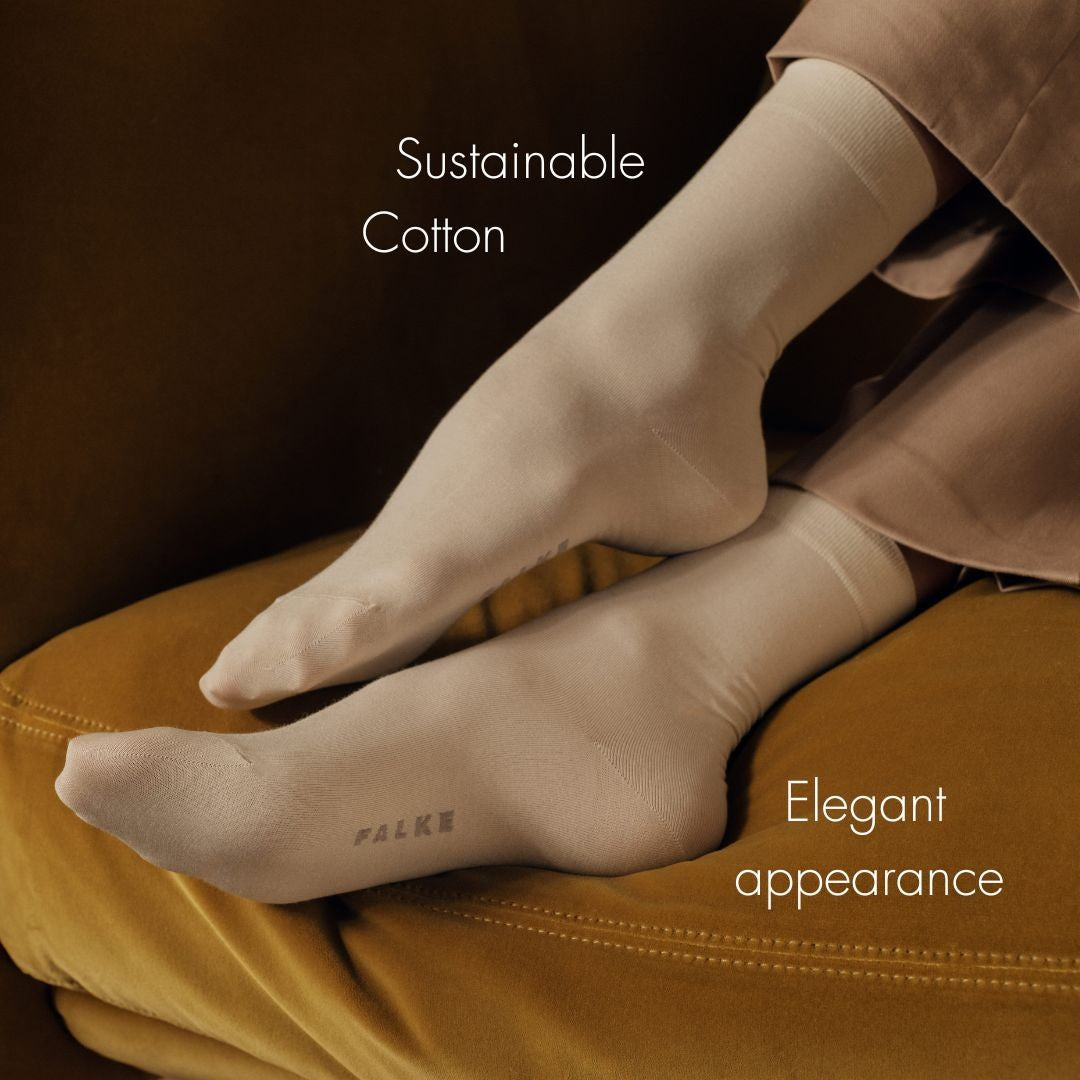 FALKE Cotton Touch Damessokken beige (47673/4069 powder)