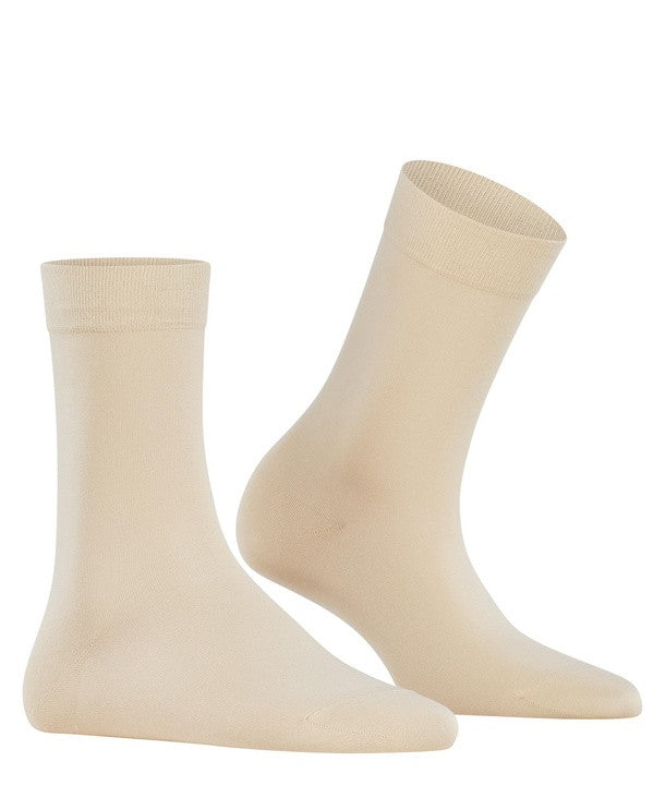 FALKE Cotton Touch Damessokken beige (47673/4069 powder)