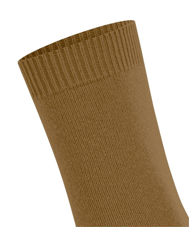 FALKE Cosy Wool Damessokken sand (47548/kleur 4490 sand/beige)