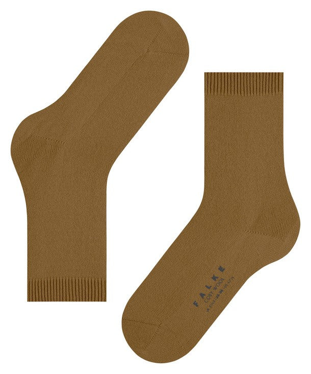 FALKE Cosy Wool Damessokken sand (47548/kleur 4490 sand/beige)