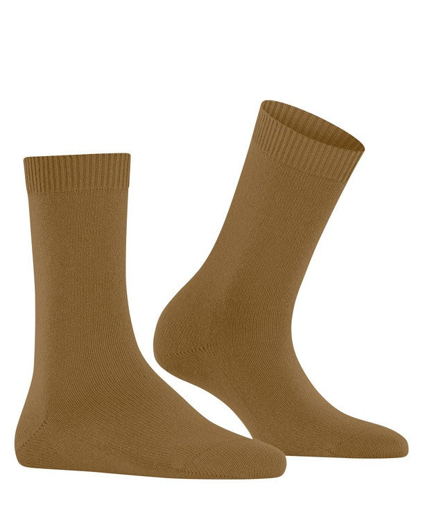 FALKE Cosy Wool Damessokken sand (47548/kleur 4490 sand/beige)
