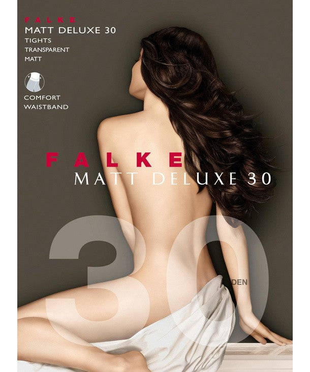 FALKE Matt Deluxe 30 DEN Dames Panty (40630/3009 (Zwart)