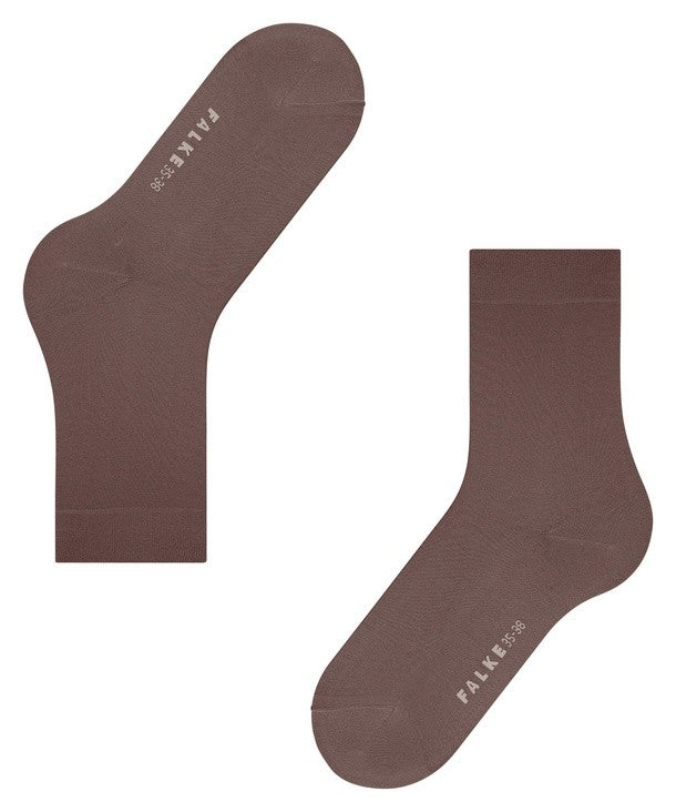 FALKE Cotton Touch Damessokken praline (47673, kleur 5241 praline)