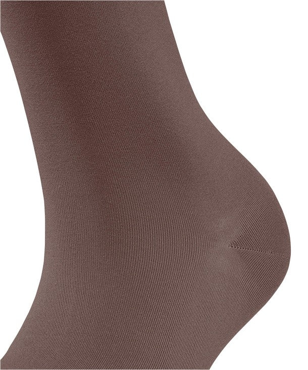 FALKE Cotton Touch Damessokken praline (47673, kleur 5241 praline)