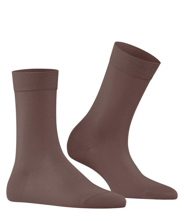 FALKE Cotton Touch Damessokken praline (47673, kleur 5241 praline)