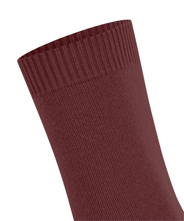 Falke Cosy Wool Damessokken cayenne (47548, kleur 5950 cayenne)