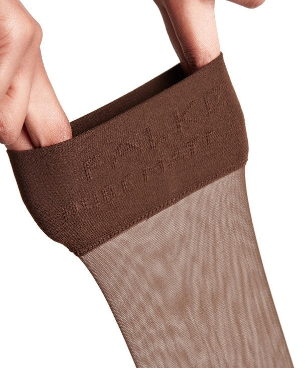 Falke Pure Matt 20 DEN Dames Kniekousen brenda (43122/5179 brenda/donkerbruin)