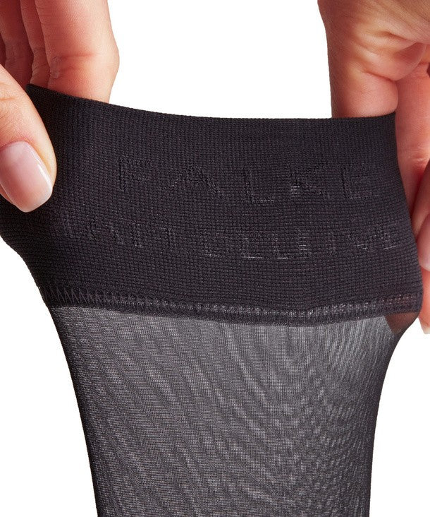 FALKE Matt Deluxe 20 DEN Dames Kniekousen black (41720, kleur 3000 zwart)