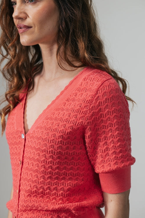 LabeL Dot Vest Kim – Koraal