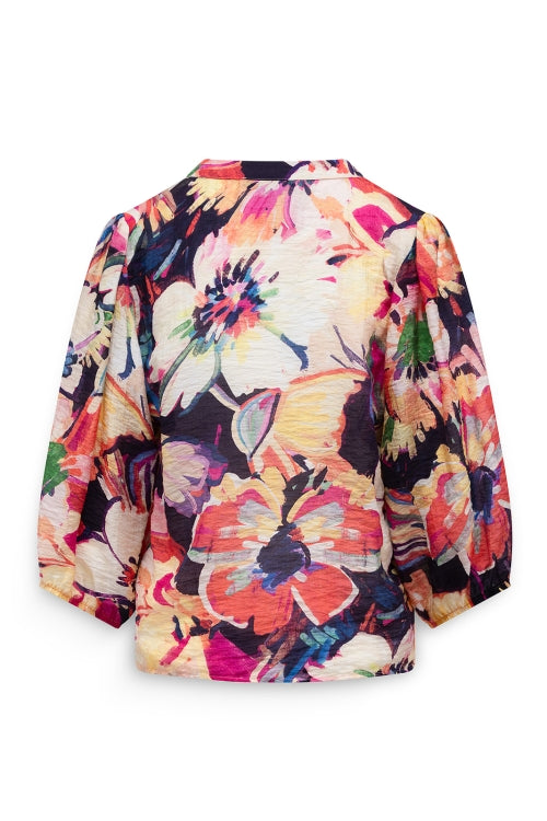 LabeL Dot Blouse Annelies – Multicolor Bloemenprint