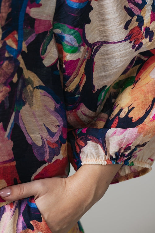 LabeL Dot Blouse Annelies – Multicolor Bloemenprint
