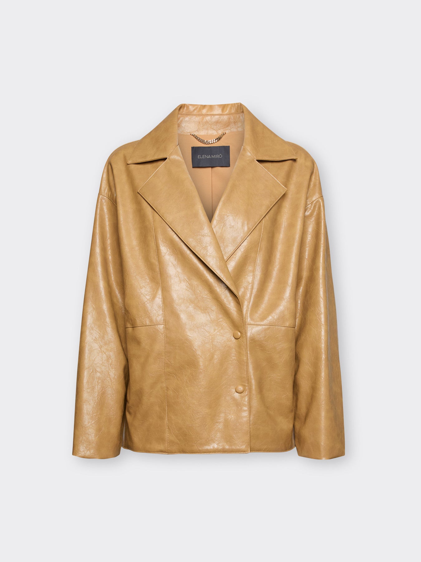 Used-effect jacket in viscose - Oker