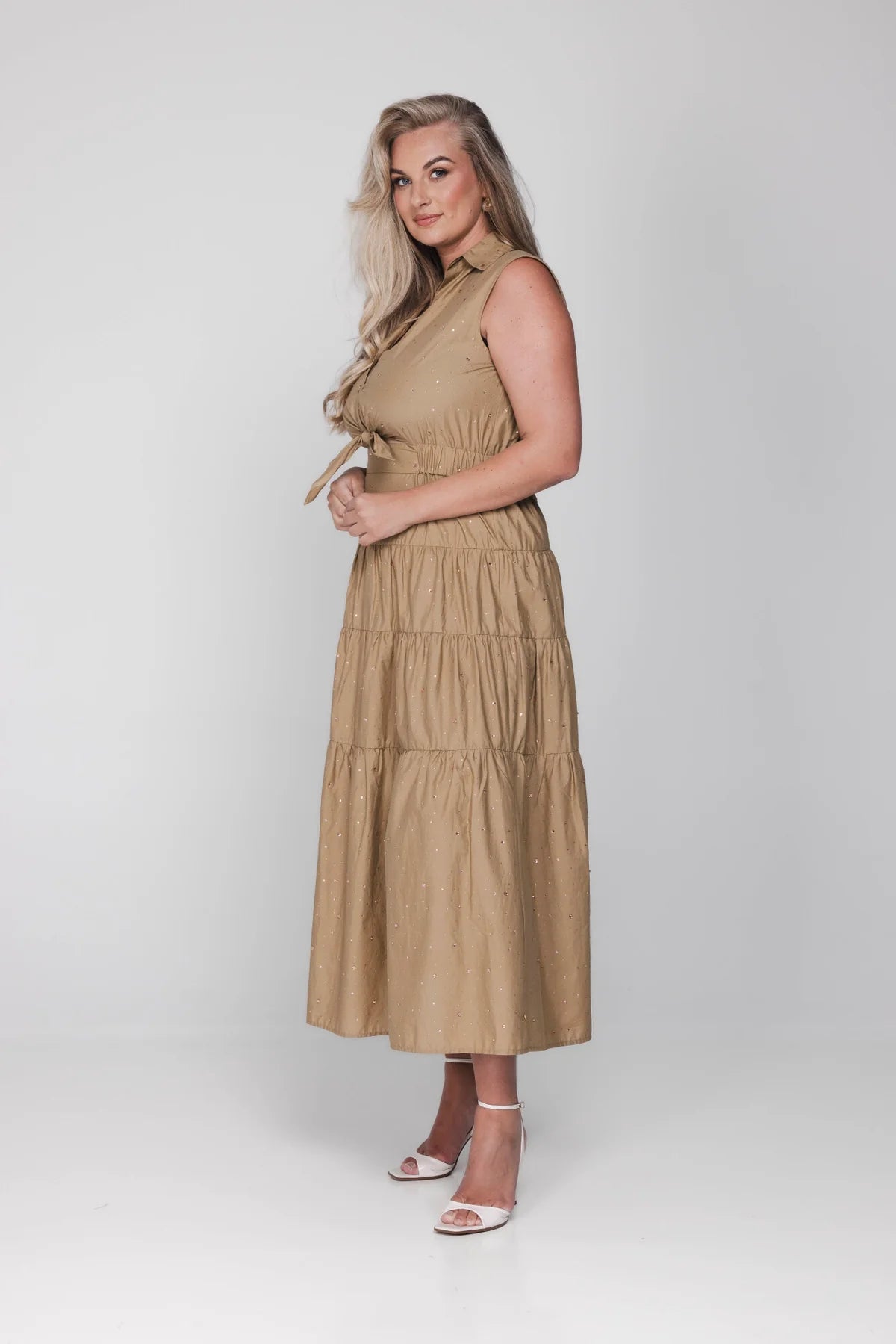 Robin Dress Sand Sparkle