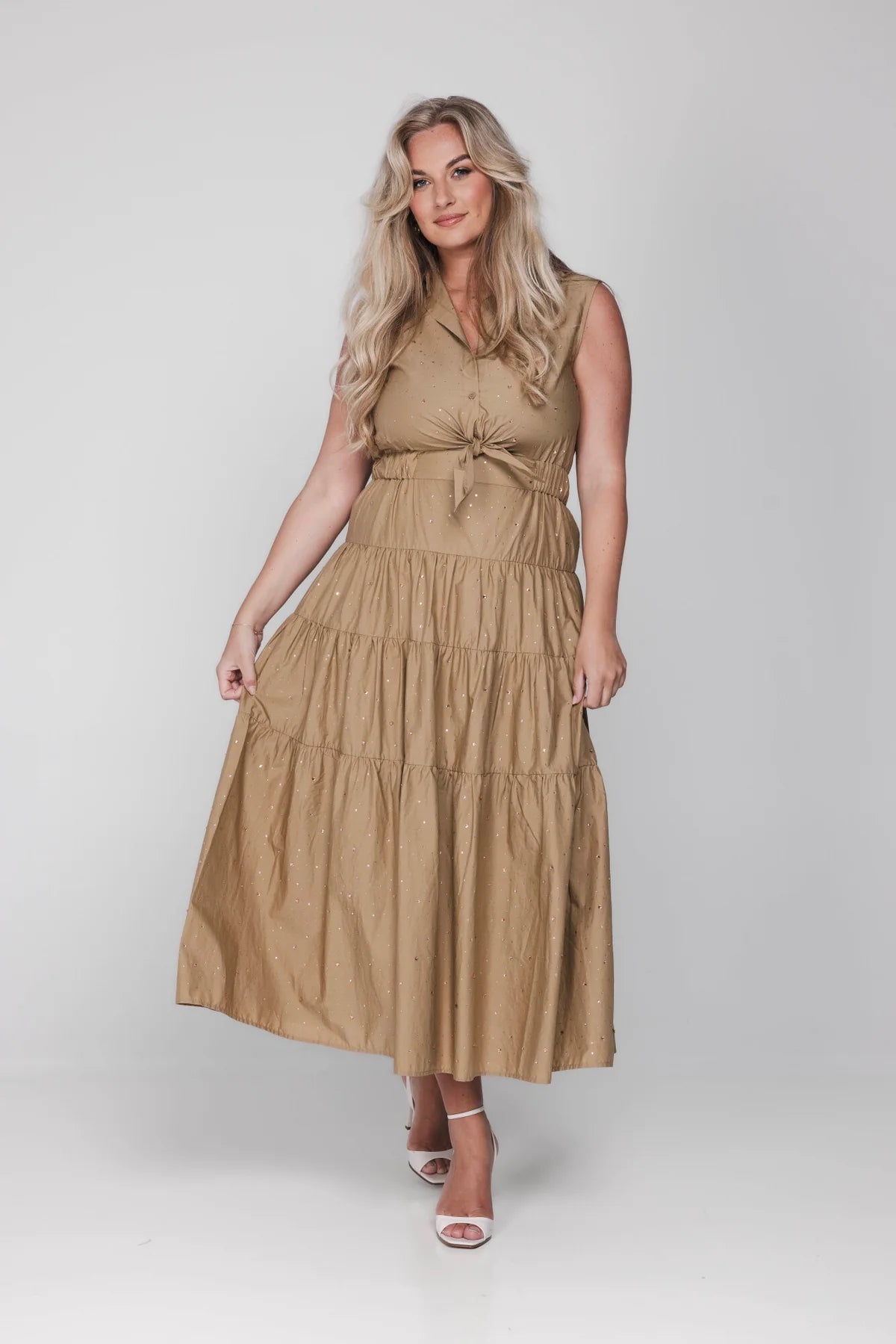 Robin Dress Sand Sparkle