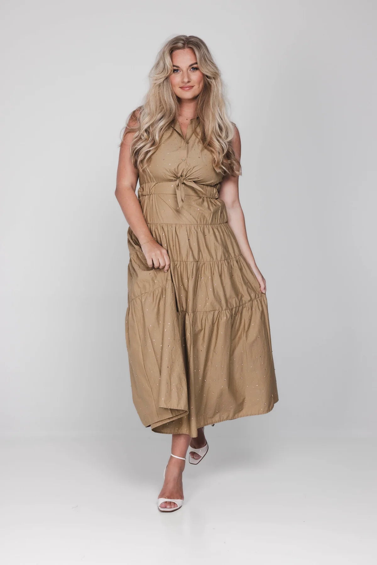 Robin Dress Sand Sparkle