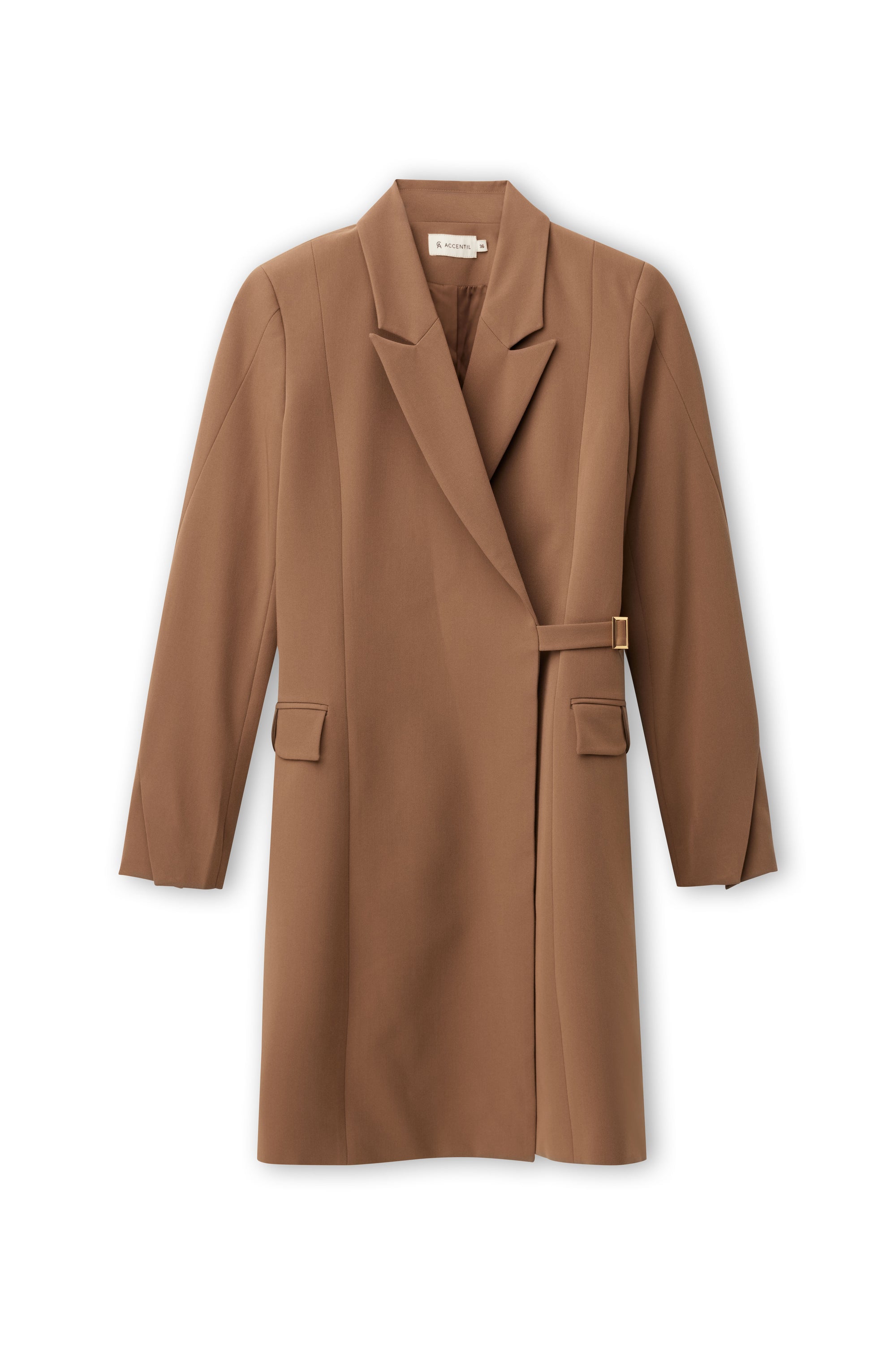 Alixia Dress Mocha – Accentil