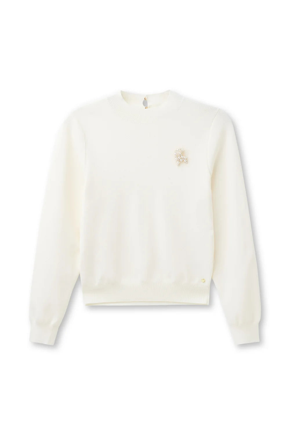 Rinae Knit Top - Warm Ivory
