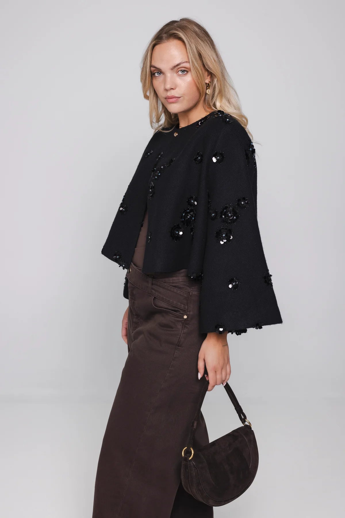 Teya Jacket | Black Bean