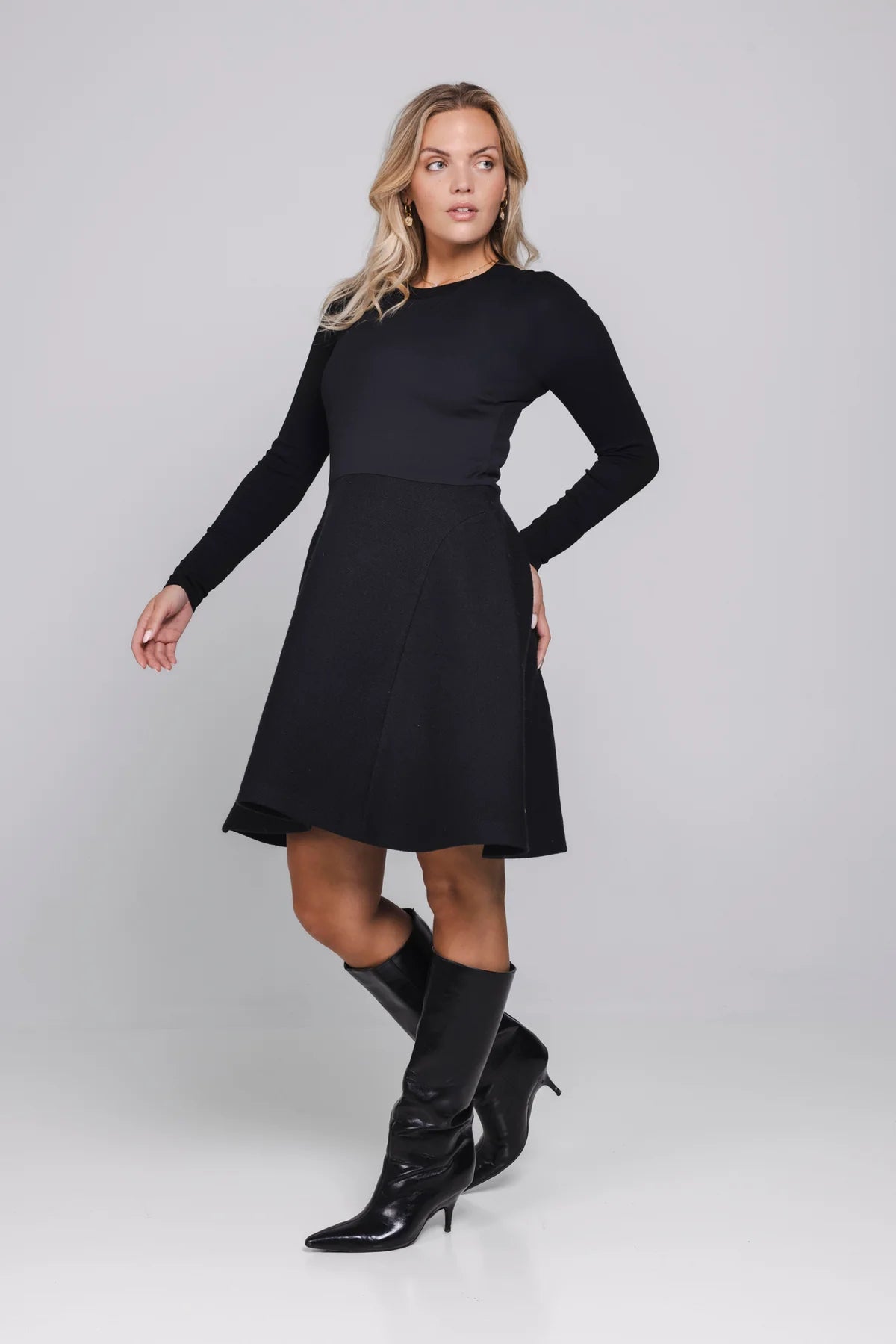 Ylva Dress - Black Bean