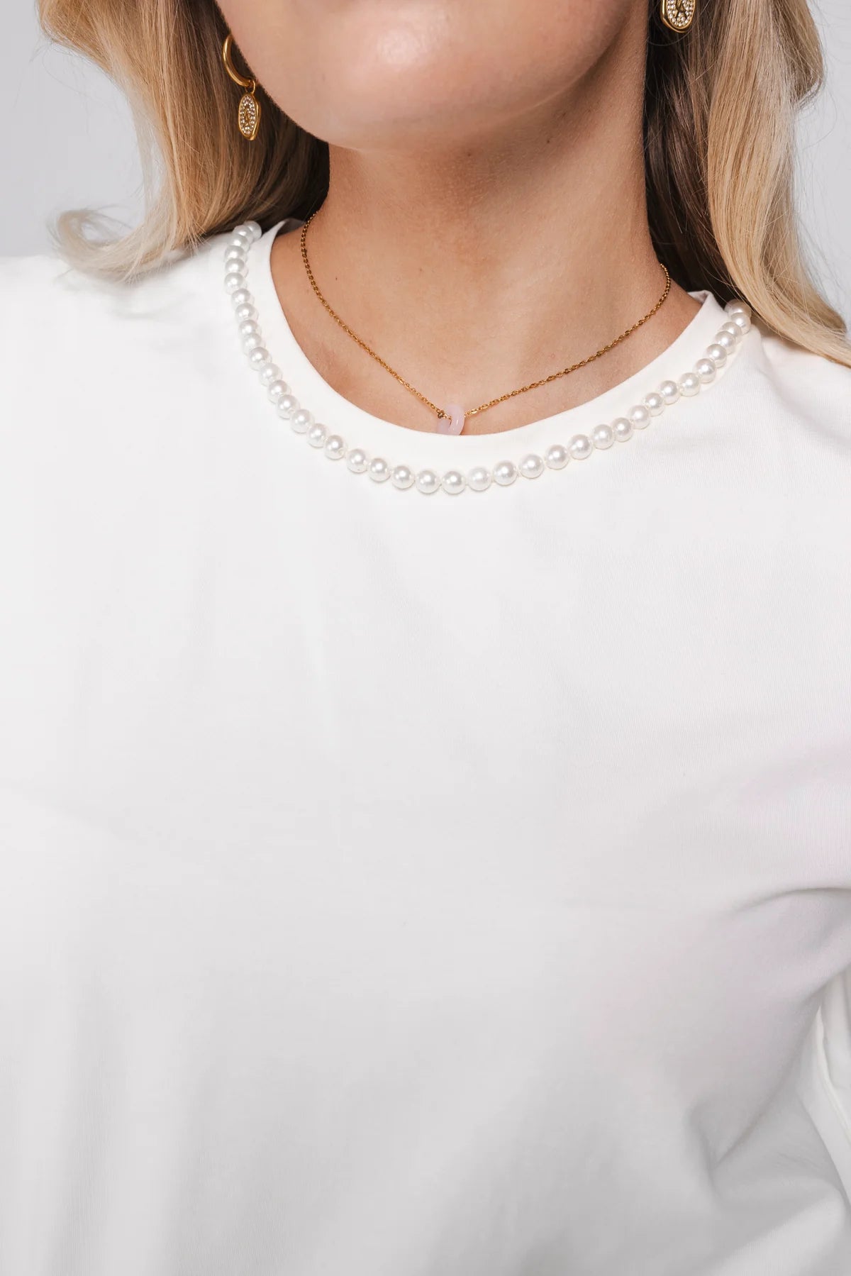 Zeya T-Shirt - Warm Ivory