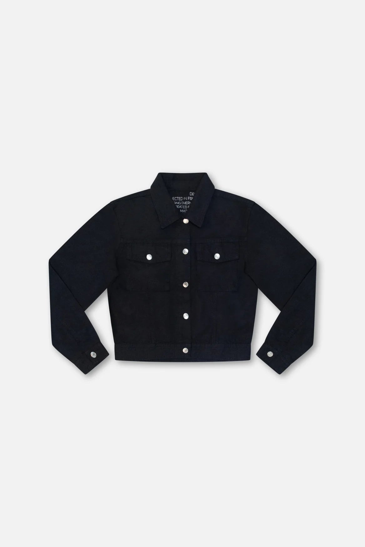 Blossom Boxy Jacket in Dark Grey
