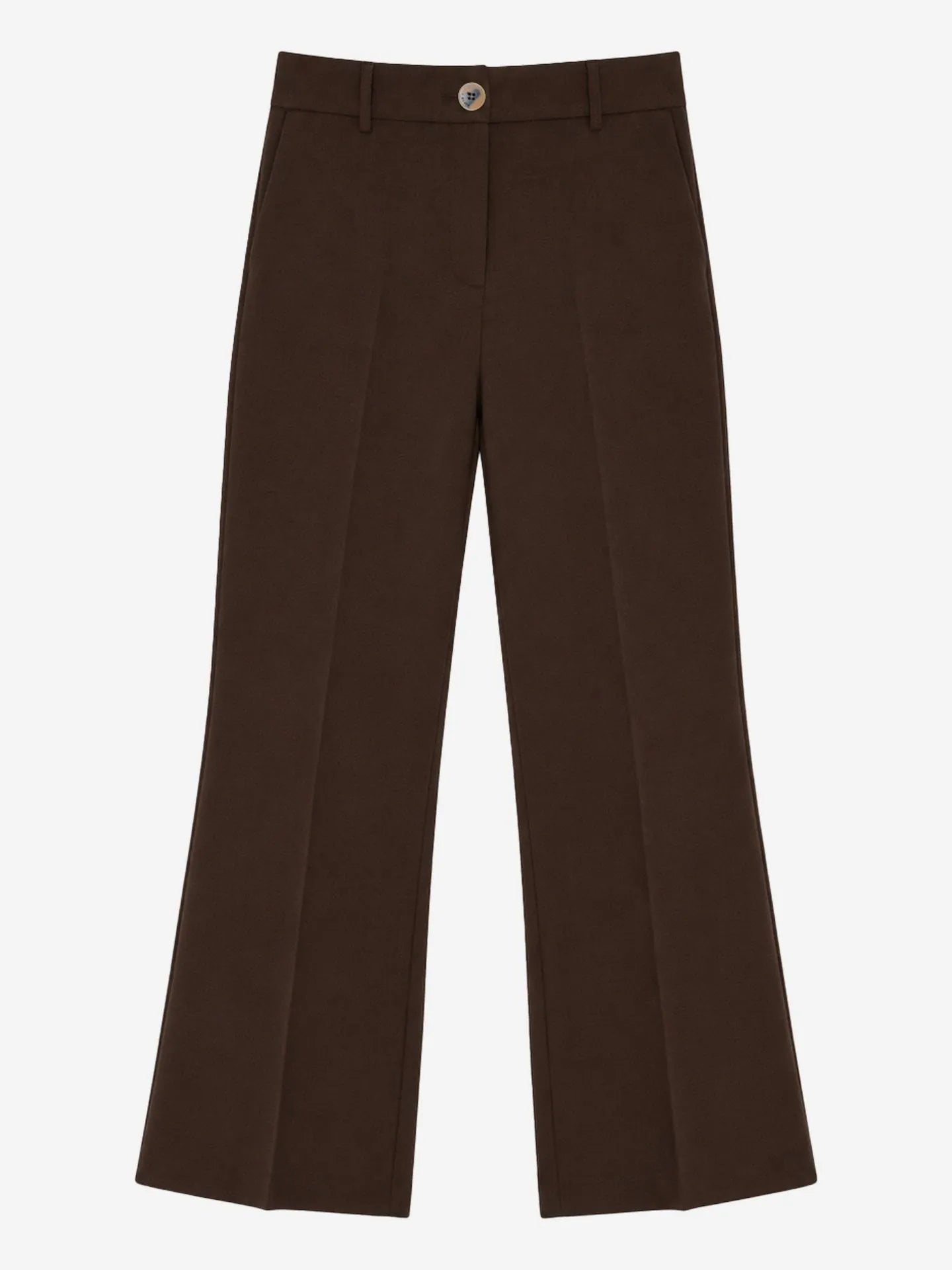 Tailored pantalon met rechte pijpen