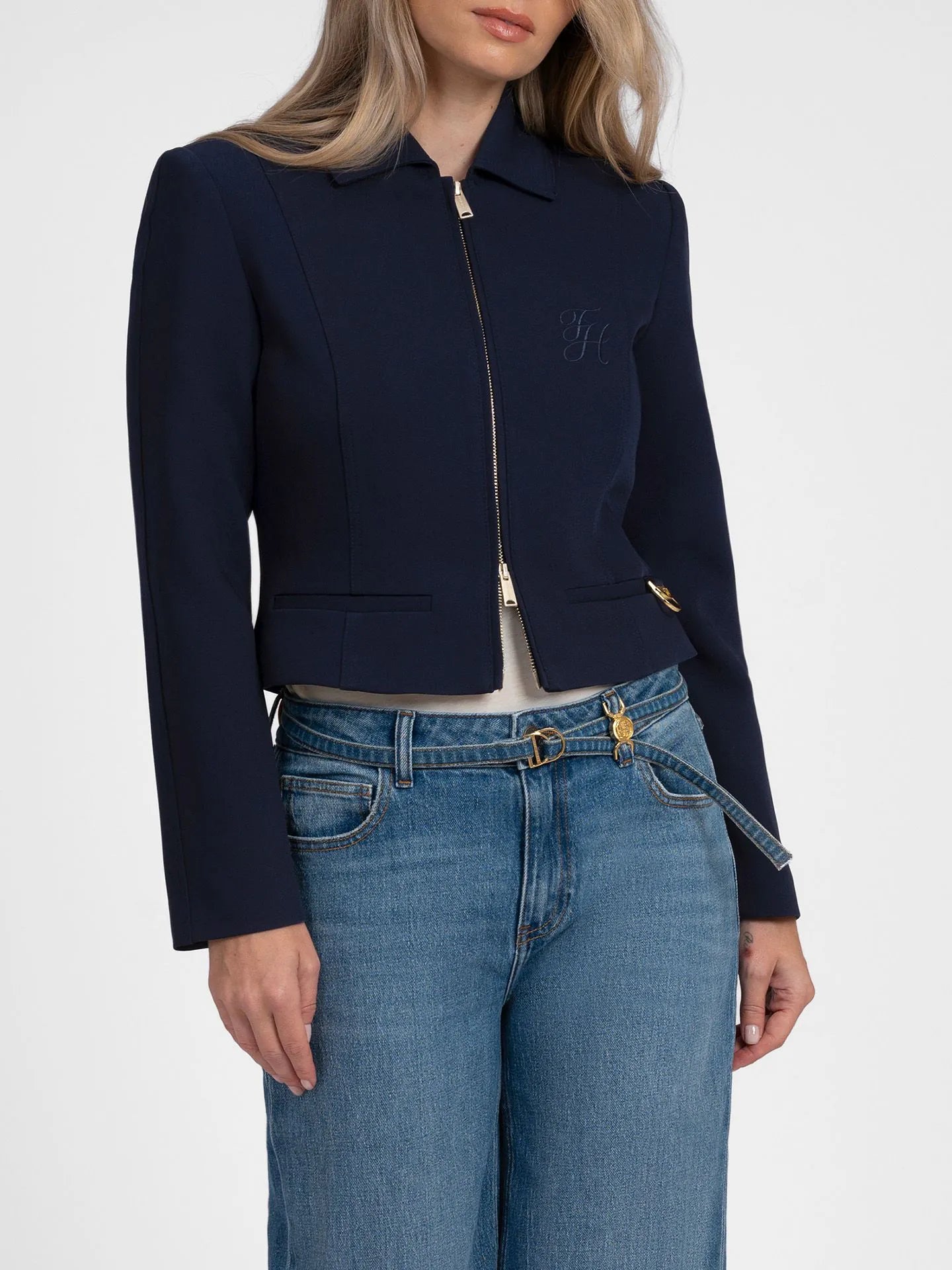 Ozias - Kort Jack met Logo Detail