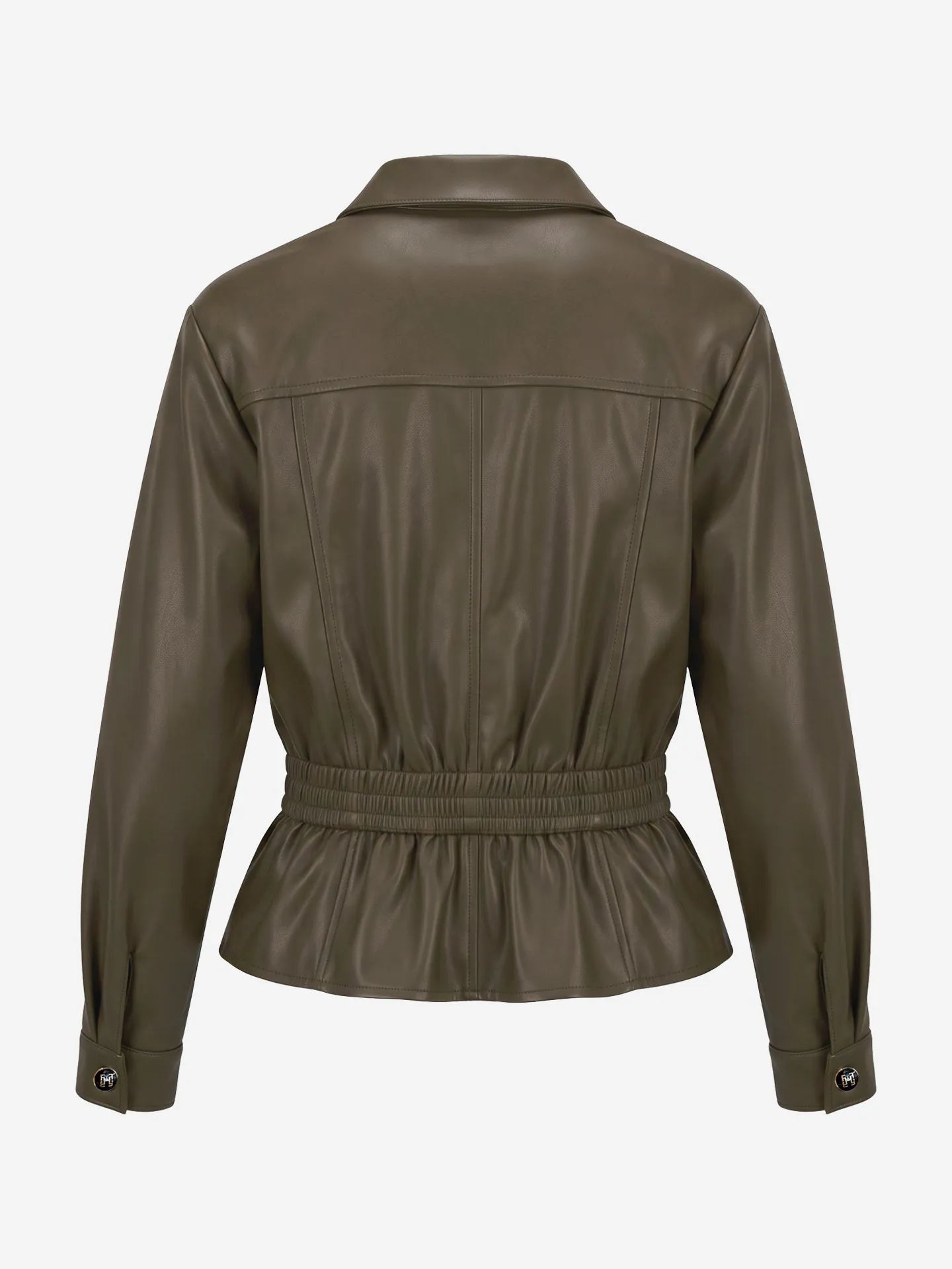 Vegan leren top met ceintuur Picar Top