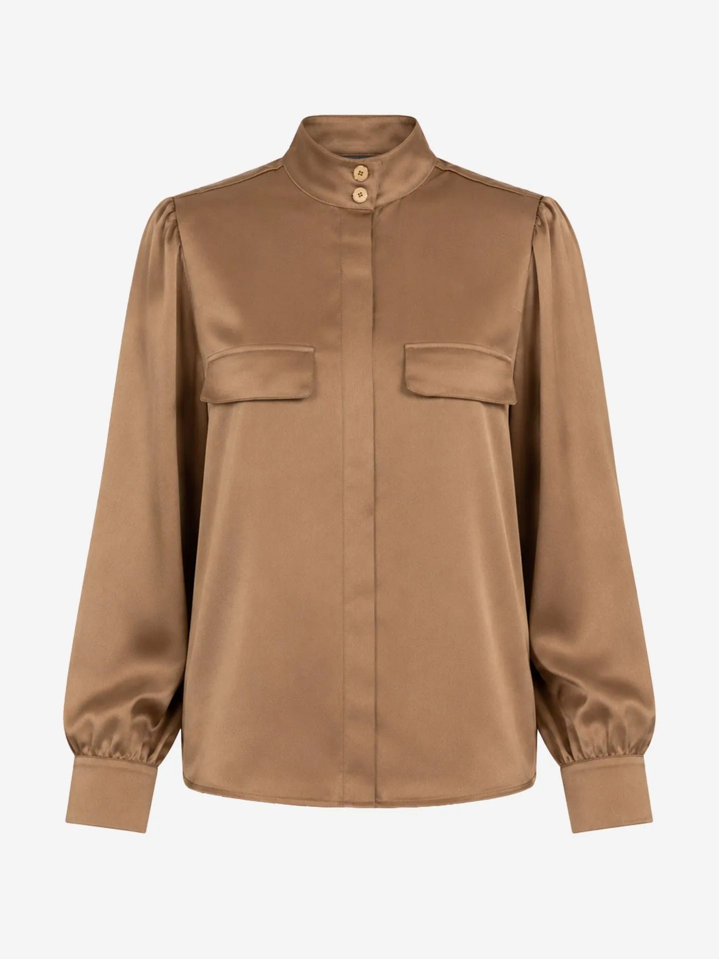 Pamplona Blouse Blouse met utility details