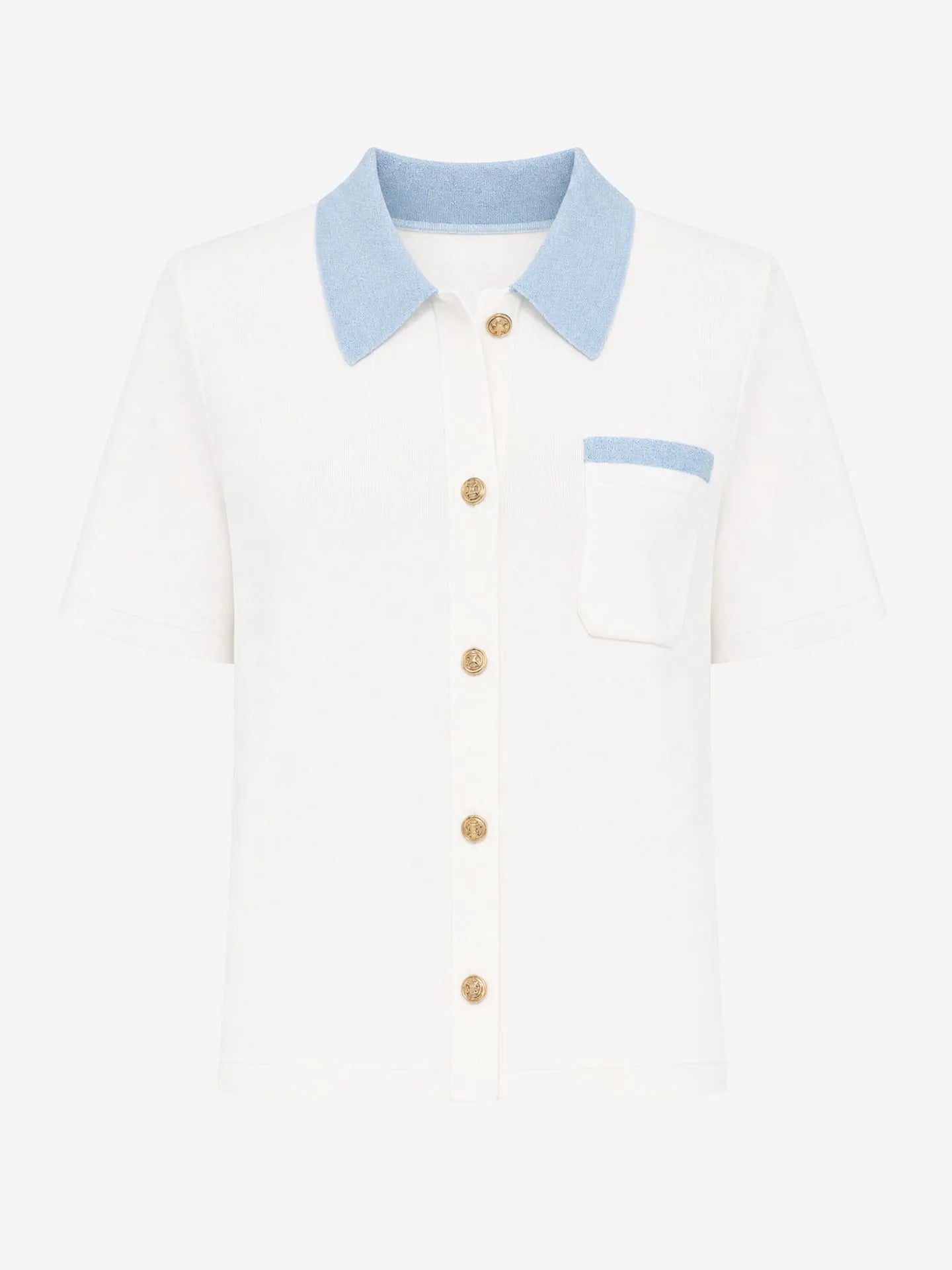 Oree Cardigan - Top met contrastdetails