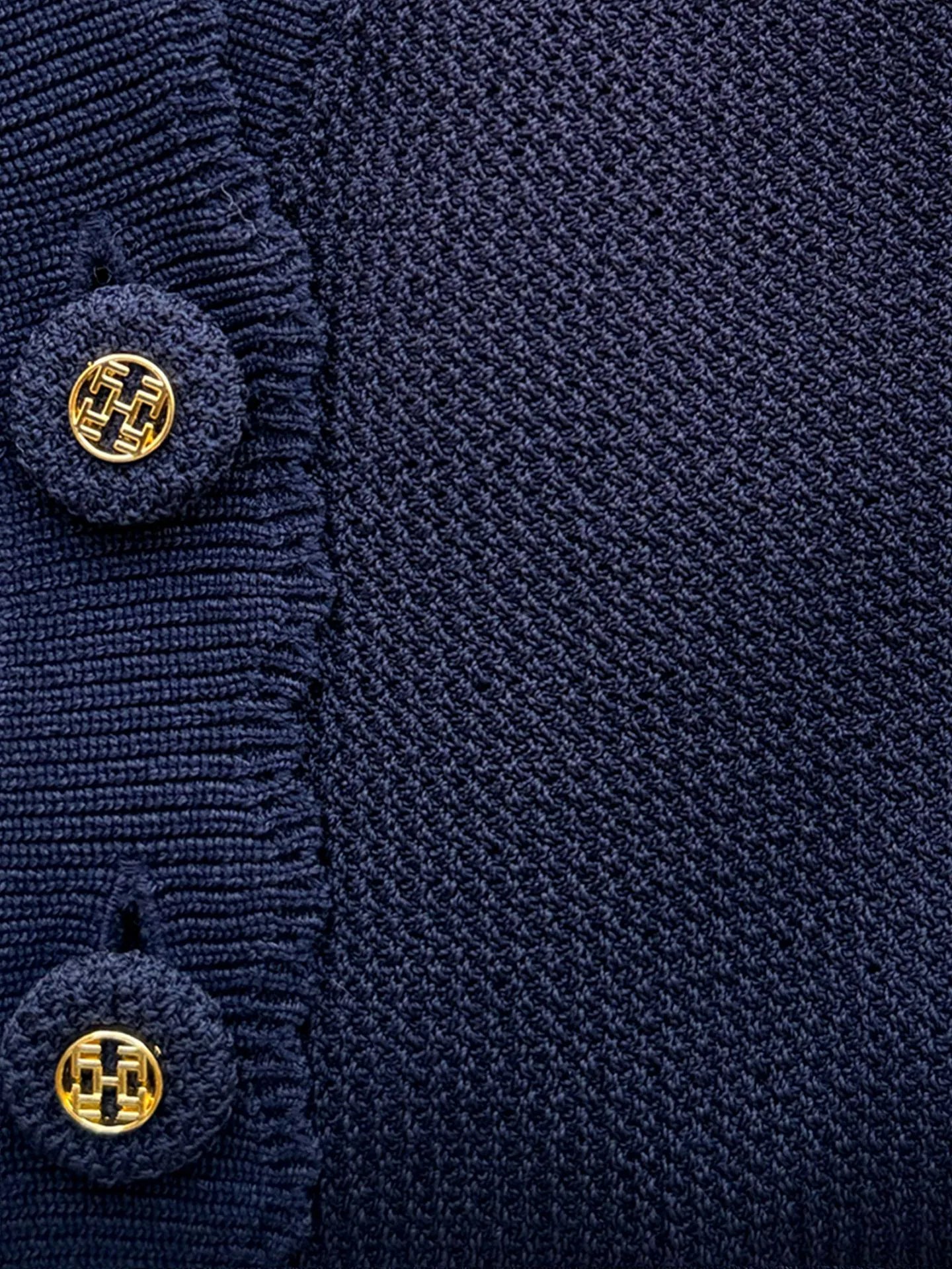 Oberon Cardigan - Gebreid vest met logo detail