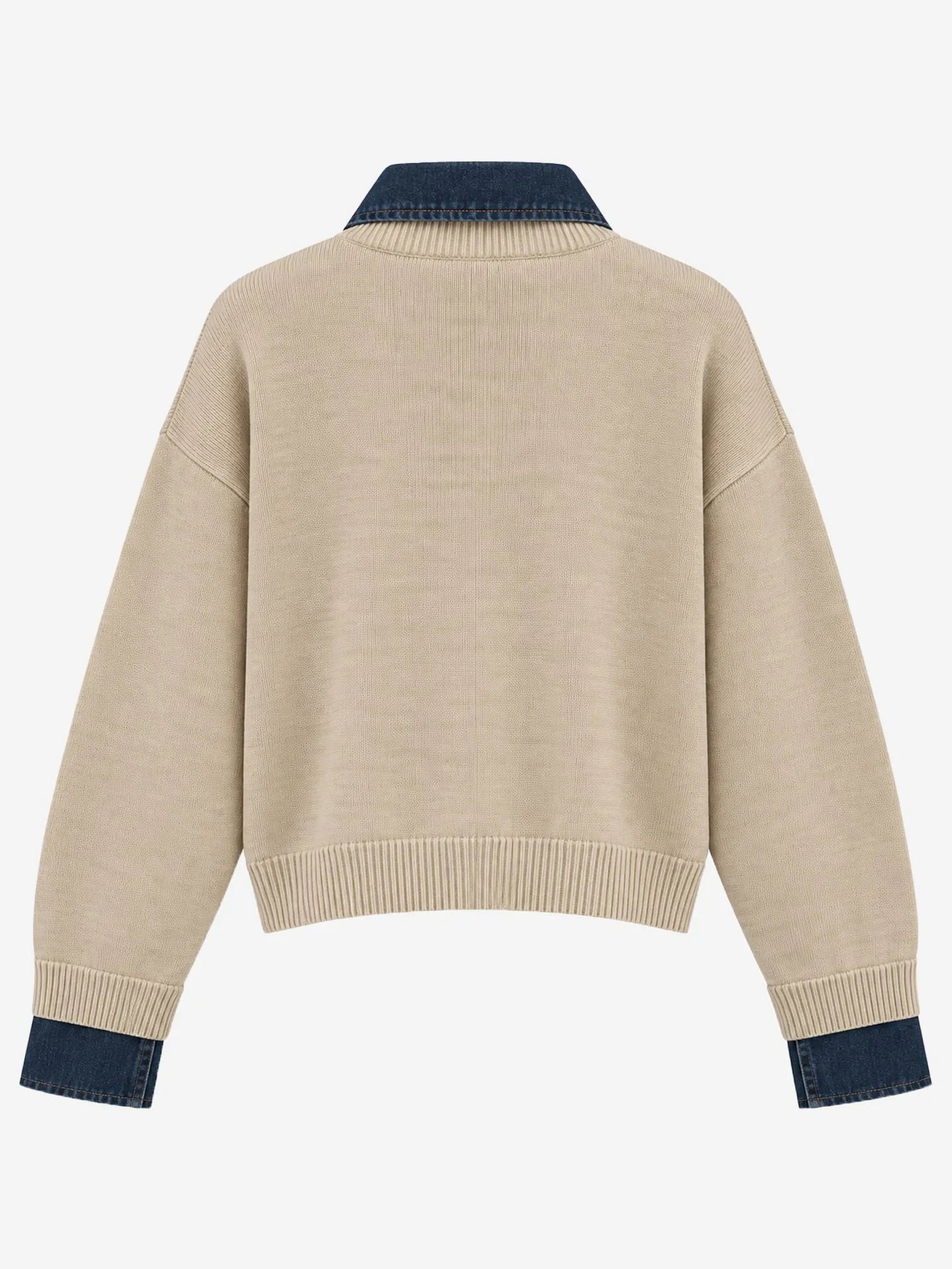 Poety Sweater Gebreide sweater met polokraag