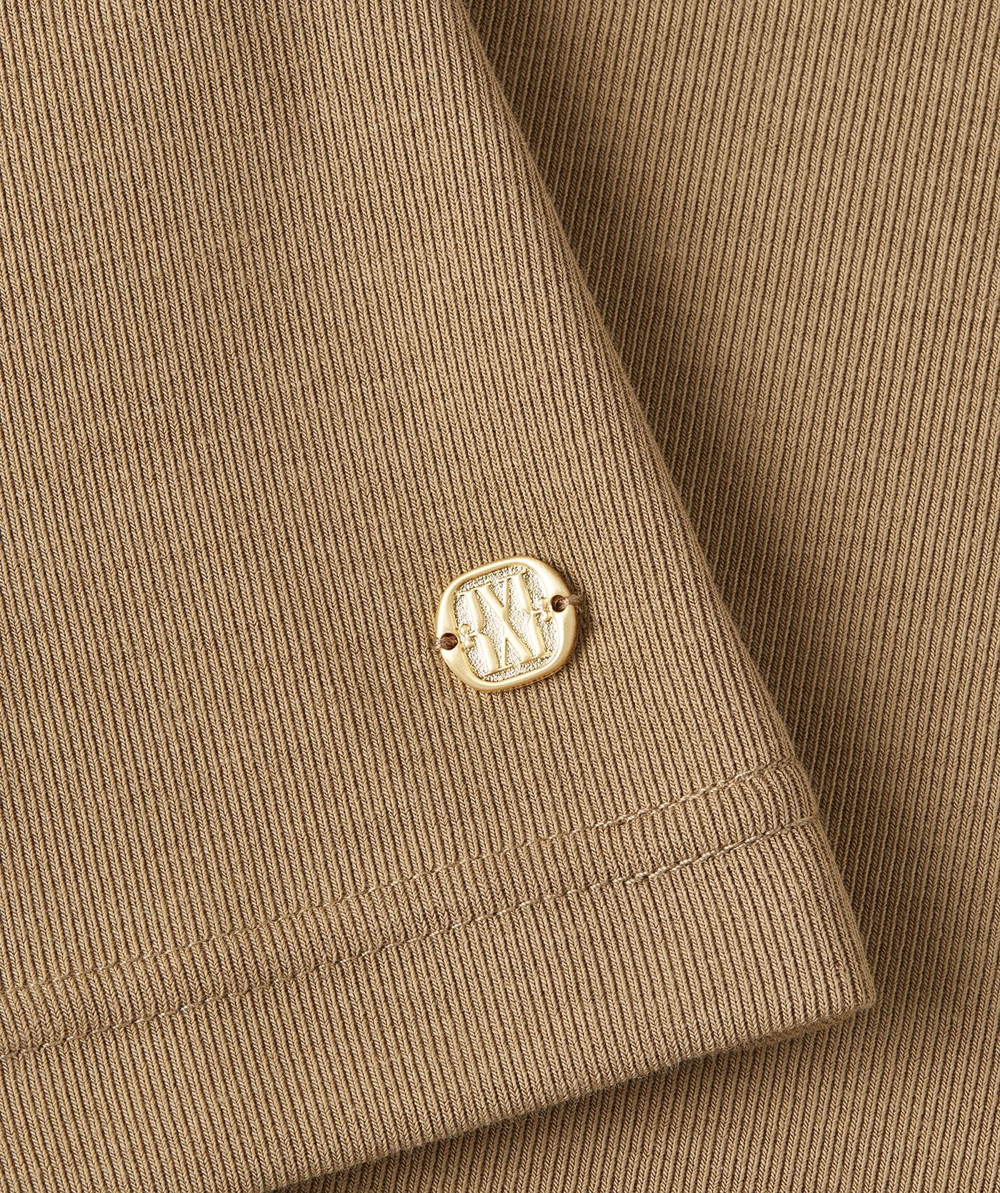 BIBI slim fit top - light khaki