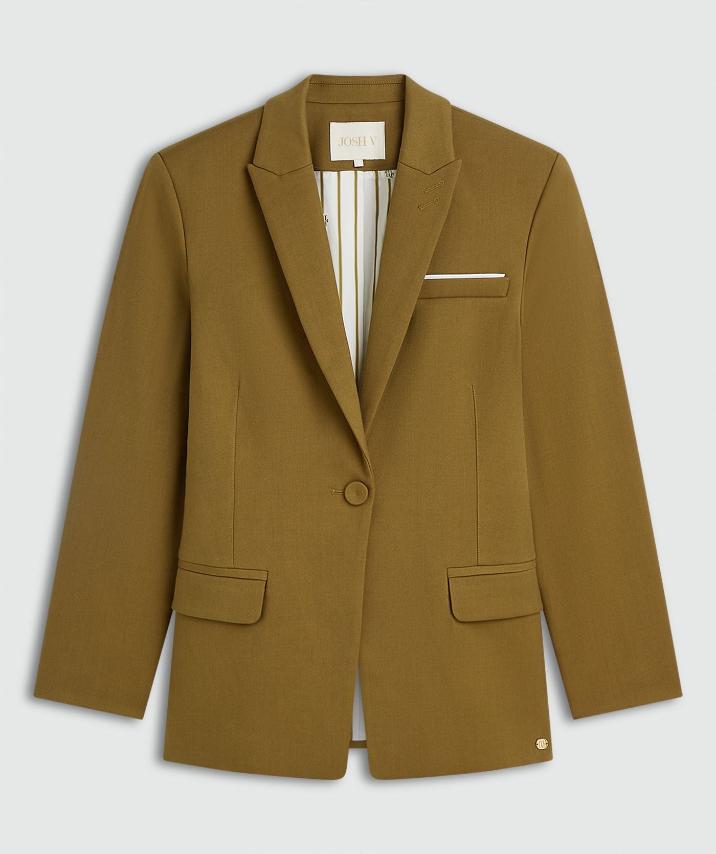 KANAN getailleerde blazer - olive green