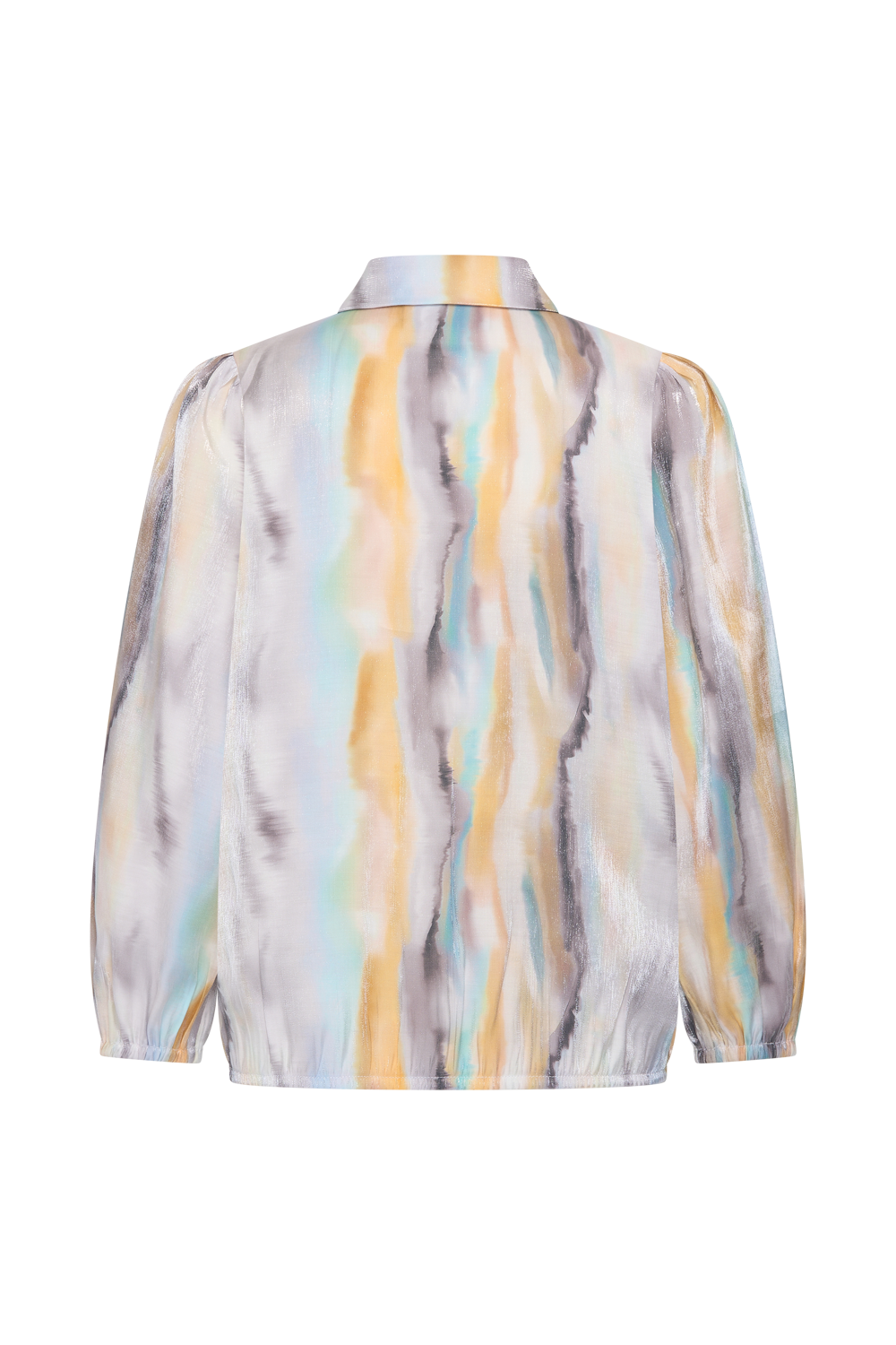 7763- blouse plaza print
