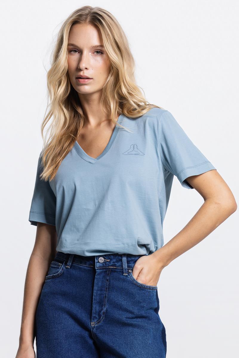 SUVI T-SHIRT IN AQUAMARIJN
